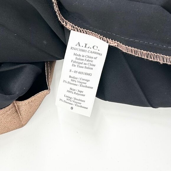 A.L.C. Alba Metallic Pleated Midi Dress - Picture 12 of 13